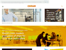 Tablet Screenshot of osram.asia