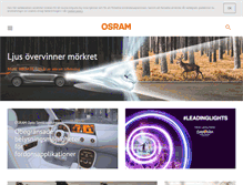 Tablet Screenshot of osram.se
