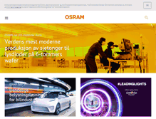 Tablet Screenshot of osram.no